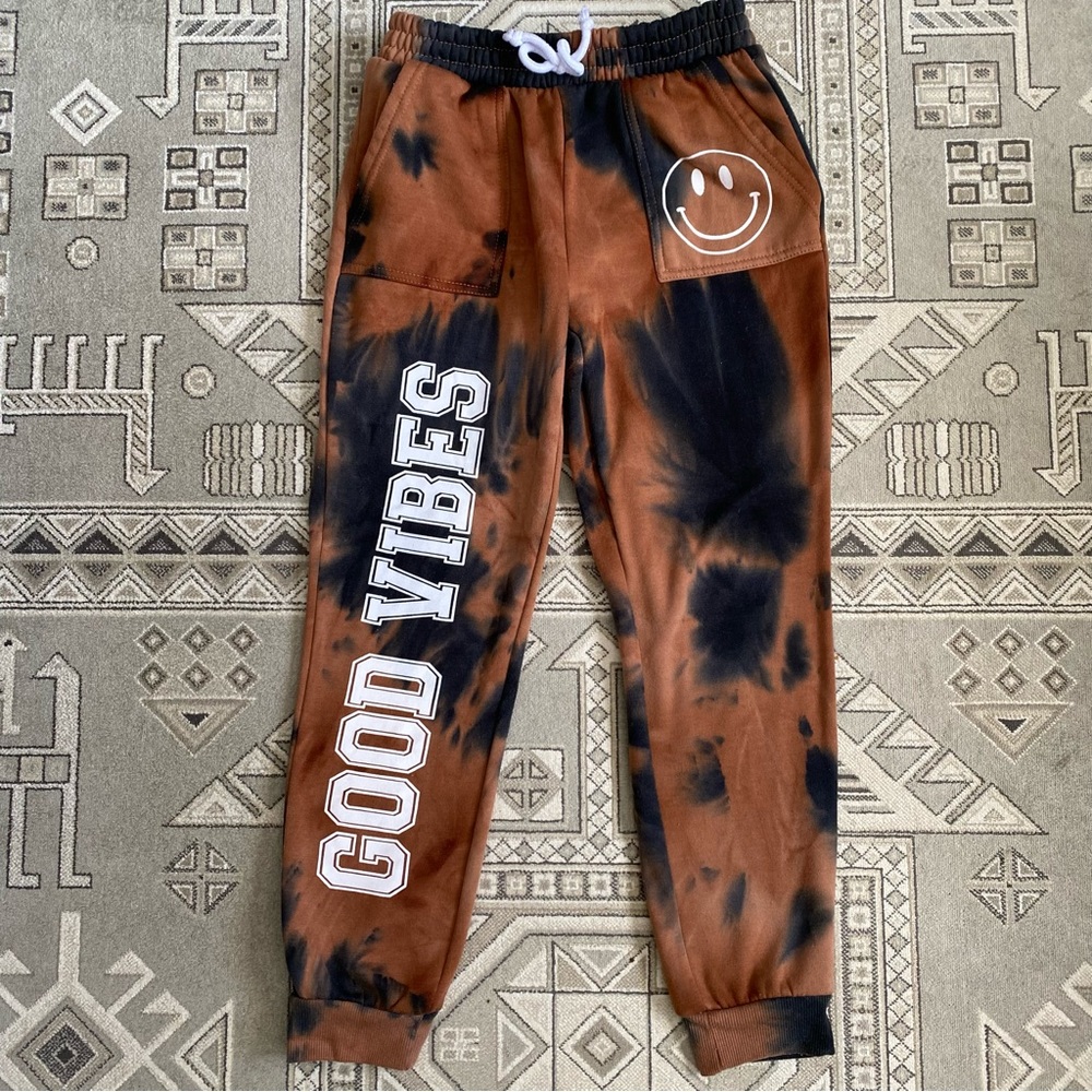 Good Vibes Tie Dye Sweatpants